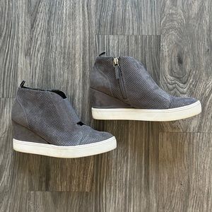 Mia Sneaker Wedges Gray Size 6.5